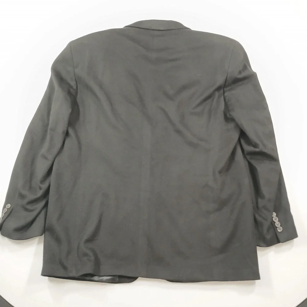 Ralph‎ Lauren Cashmere Sport Coat Mens 48R 50R Black Extremely Soft Blazer